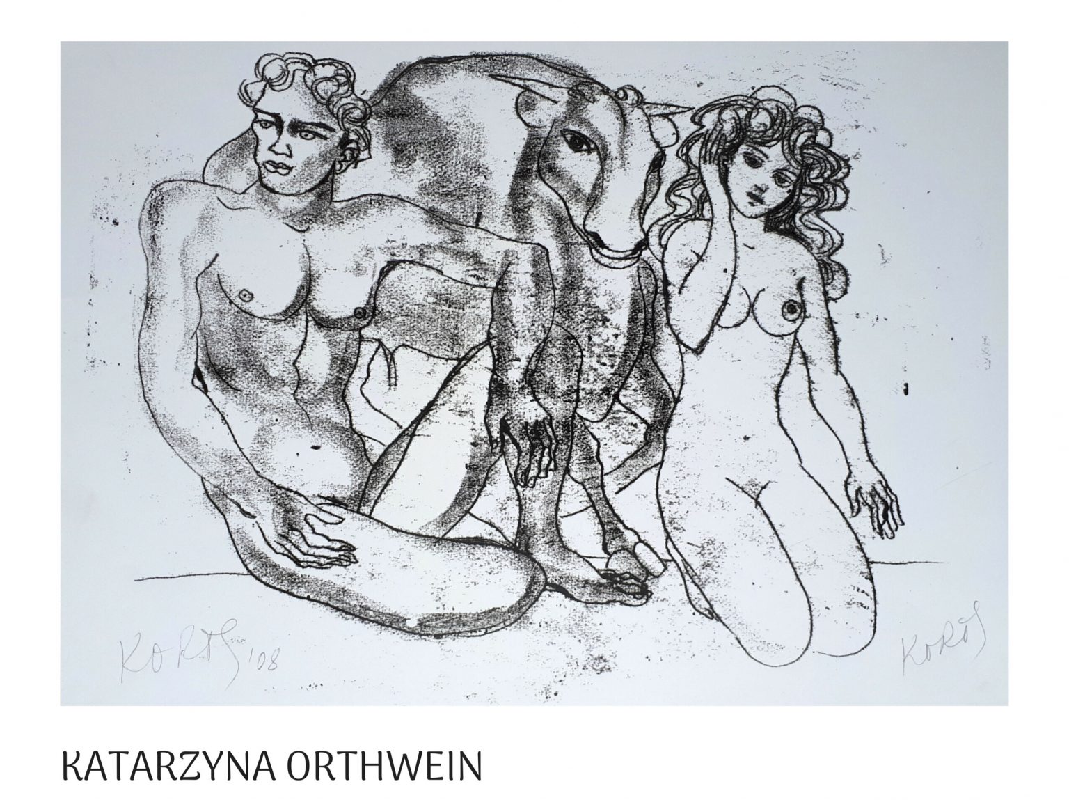 05 Bez nazwy, farba drukarska/papier, 32x40cm