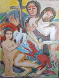 11 Pieta -akryl/płótno, 80x60cm
