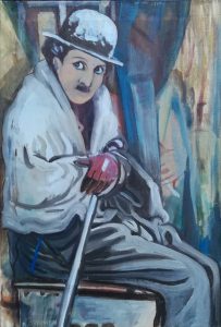 18 Czarli - olej/ płótno, 50x73cm