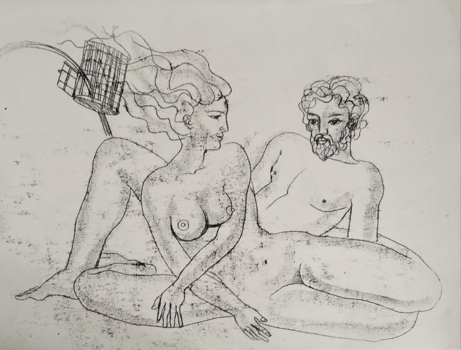 02 Bez nazwy, farba drukarska/papier, 32x40cm