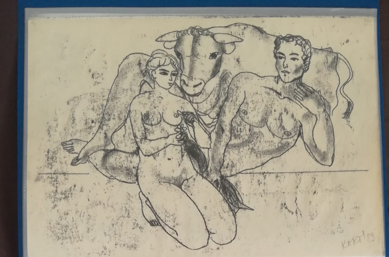 04 Bez nazwy, farba drukarska/papier, 32x40cm